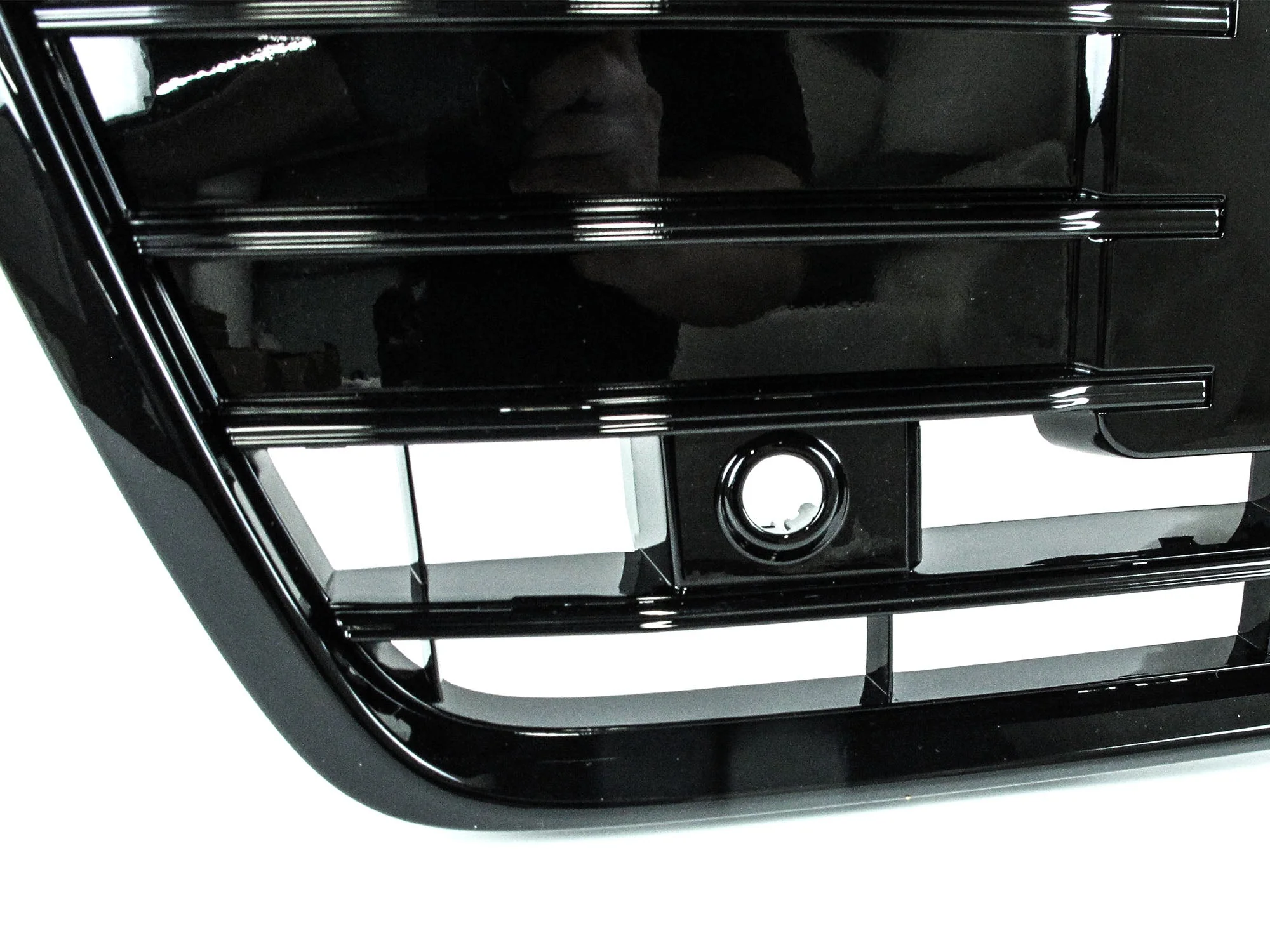Gloss Black Front Grille for Audi A6 C8 S6 2019-2025 No Camera fg265 - Image 10
