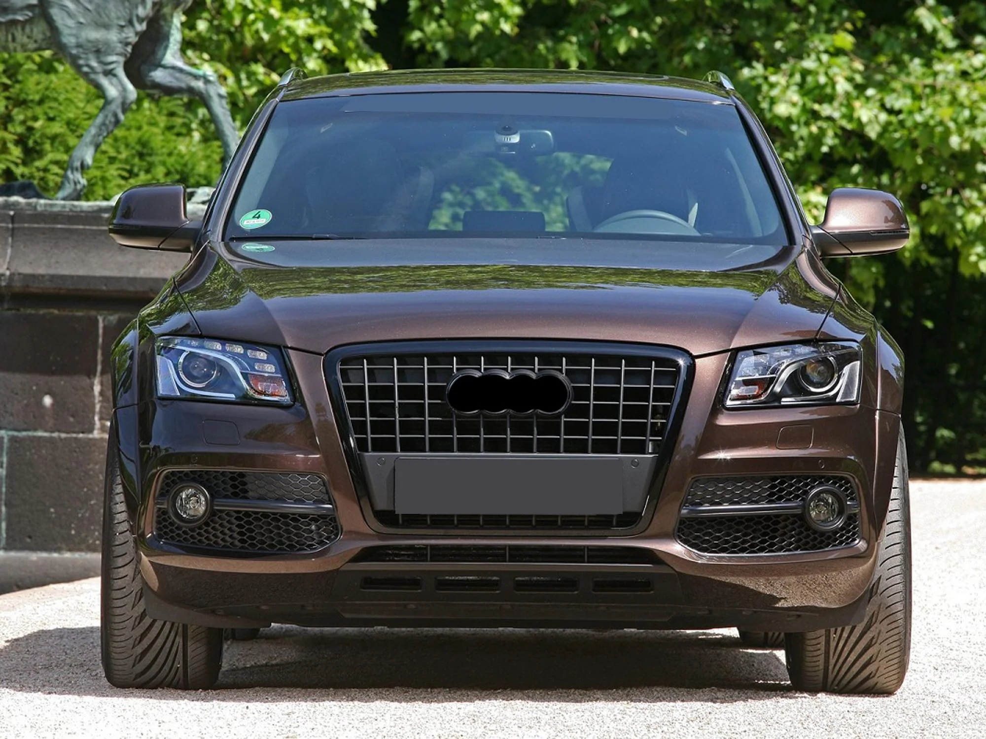 Gloss Black Front Grille for Audi Q5 8R 2009-2011 2012 fg278 - Image 2