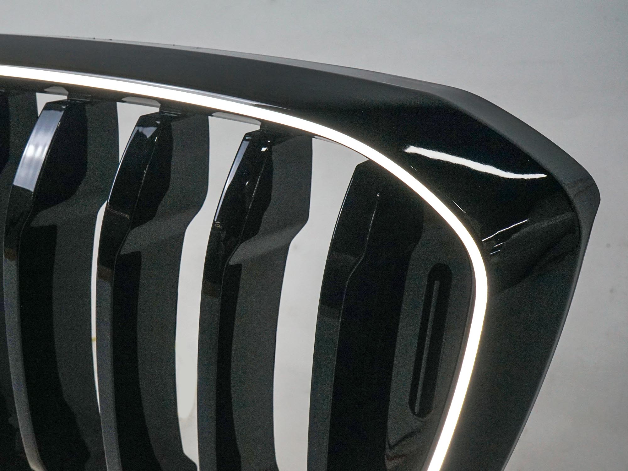 Gloss Black Front Kidney Grill Grille W/ LED Light For 2018-2022 BMW X3 X4 G01 G02 - Image 10