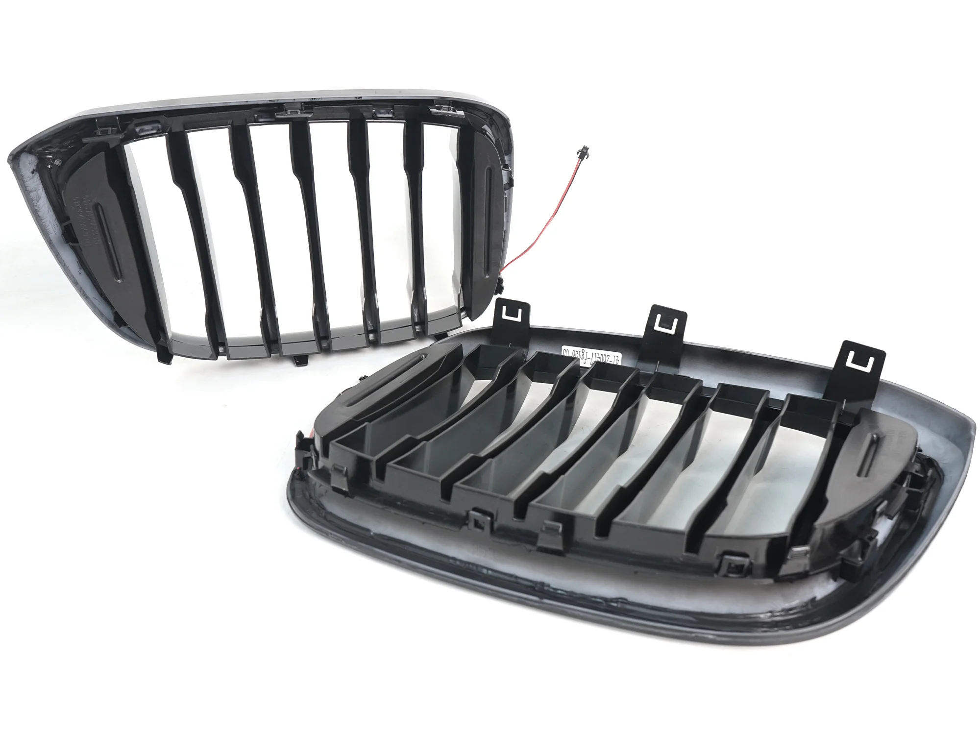 Gloss Black Front Kidney Grill Grille W/ LED Light For 2018-2022 BMW X3 X4 G01 G02 - Image 12