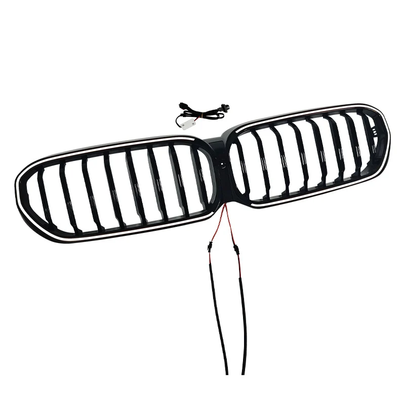 Gloss Black Front Kidney Grille LED Light For 2021-2023 BMW G30 G31 540i 550i - Image 4
