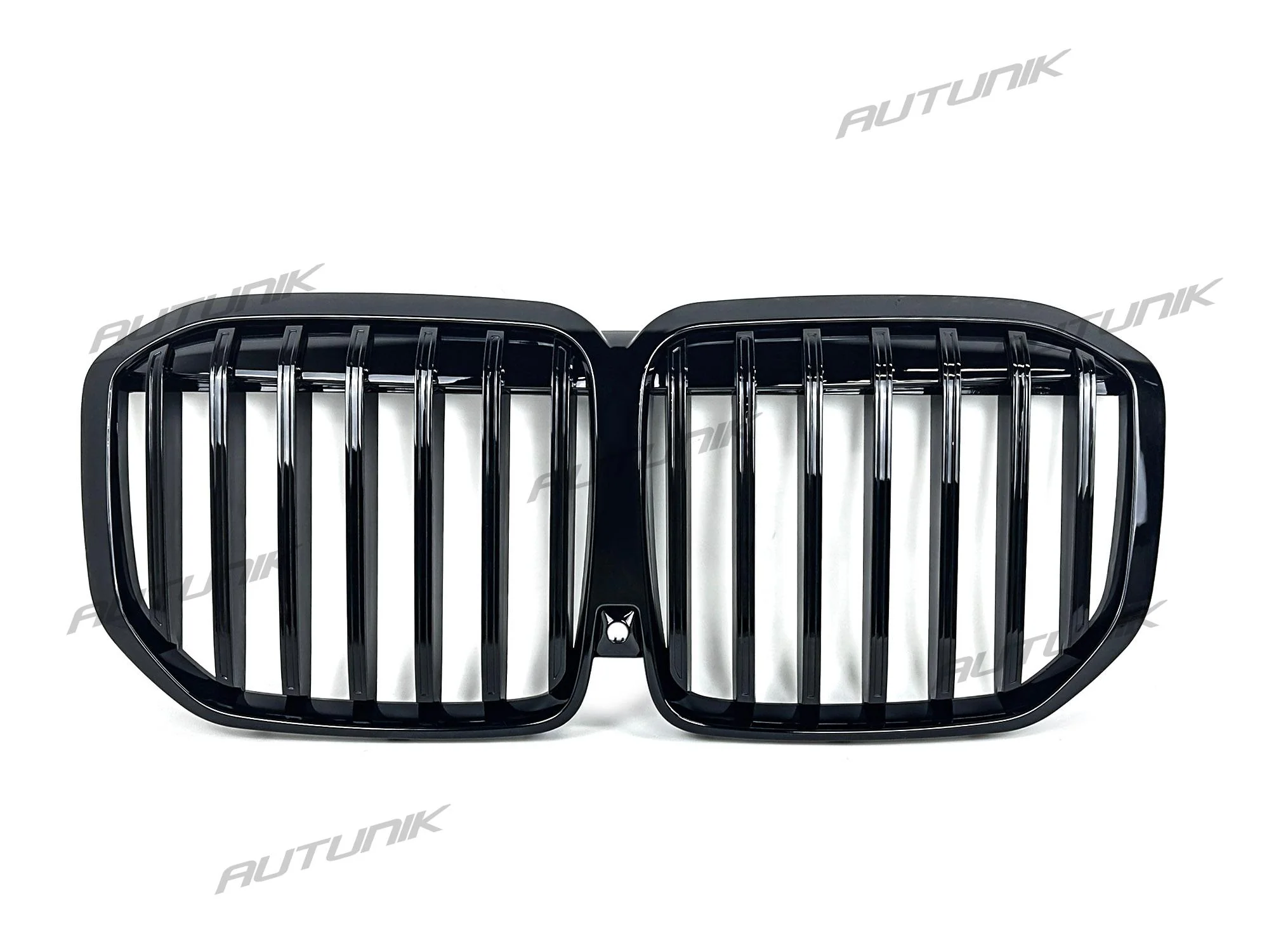 For 2023-2026 BMW G07 X7 Gloss Black Front Kidney Grille Single Line - Image 4