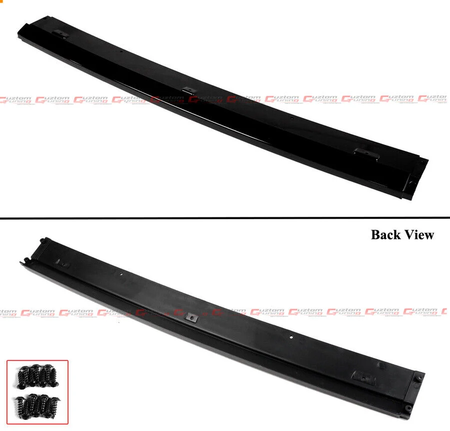 Gloss Black Front Lip Splitter For 2022-2024 Honda Civic Type-R Conversion Bumper - Image 4