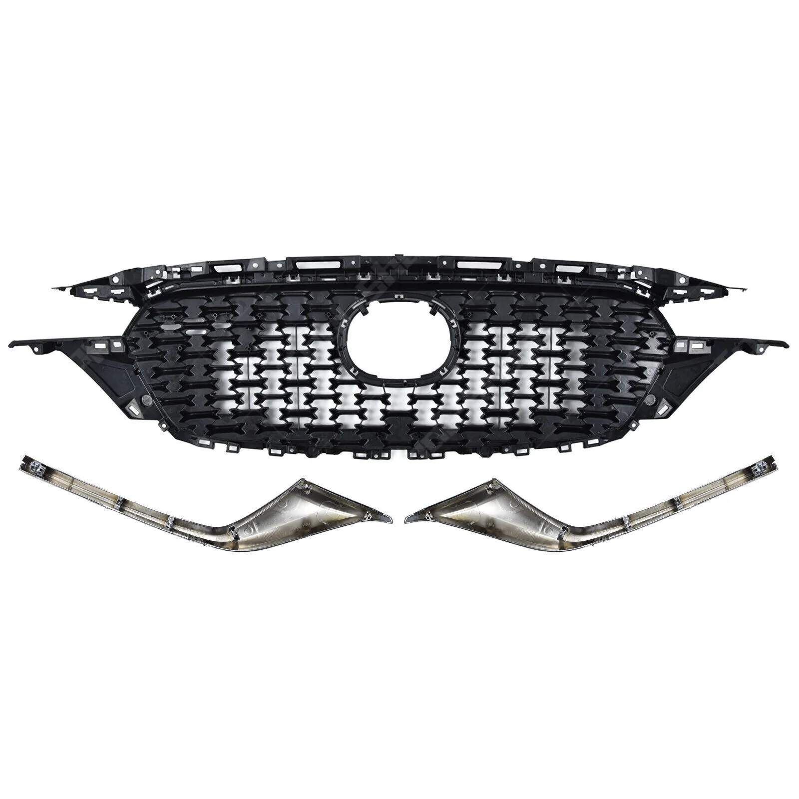 Front Grille/Front Grille Molding Trim For Mazda CX5 CX-5 2022-2023 Gloss Black - Image 11