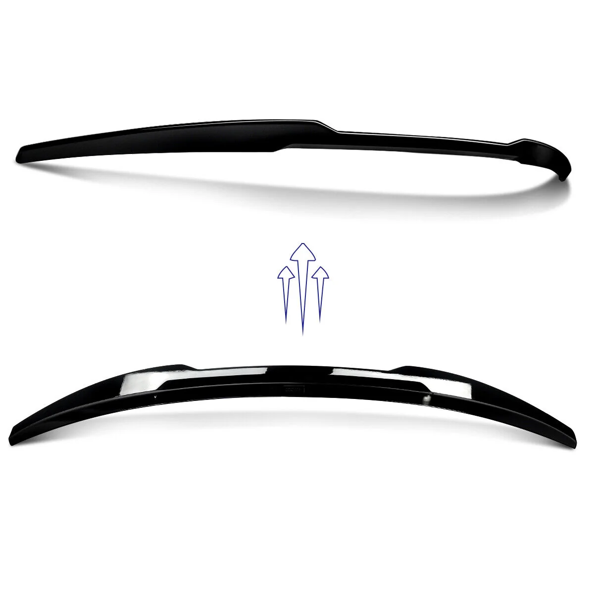 Gloss Black Rear Trunk Spoiler for Audi A3 8V S3 RS3 2015-2021 - Image 6