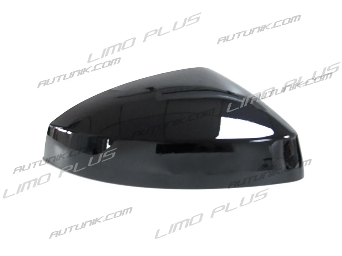 2x For 2013-2020 AUDI A3 8V S3 RS3 No Lane Assist Gloss Black Side Mirror Cover Caps Replacement - Image 8