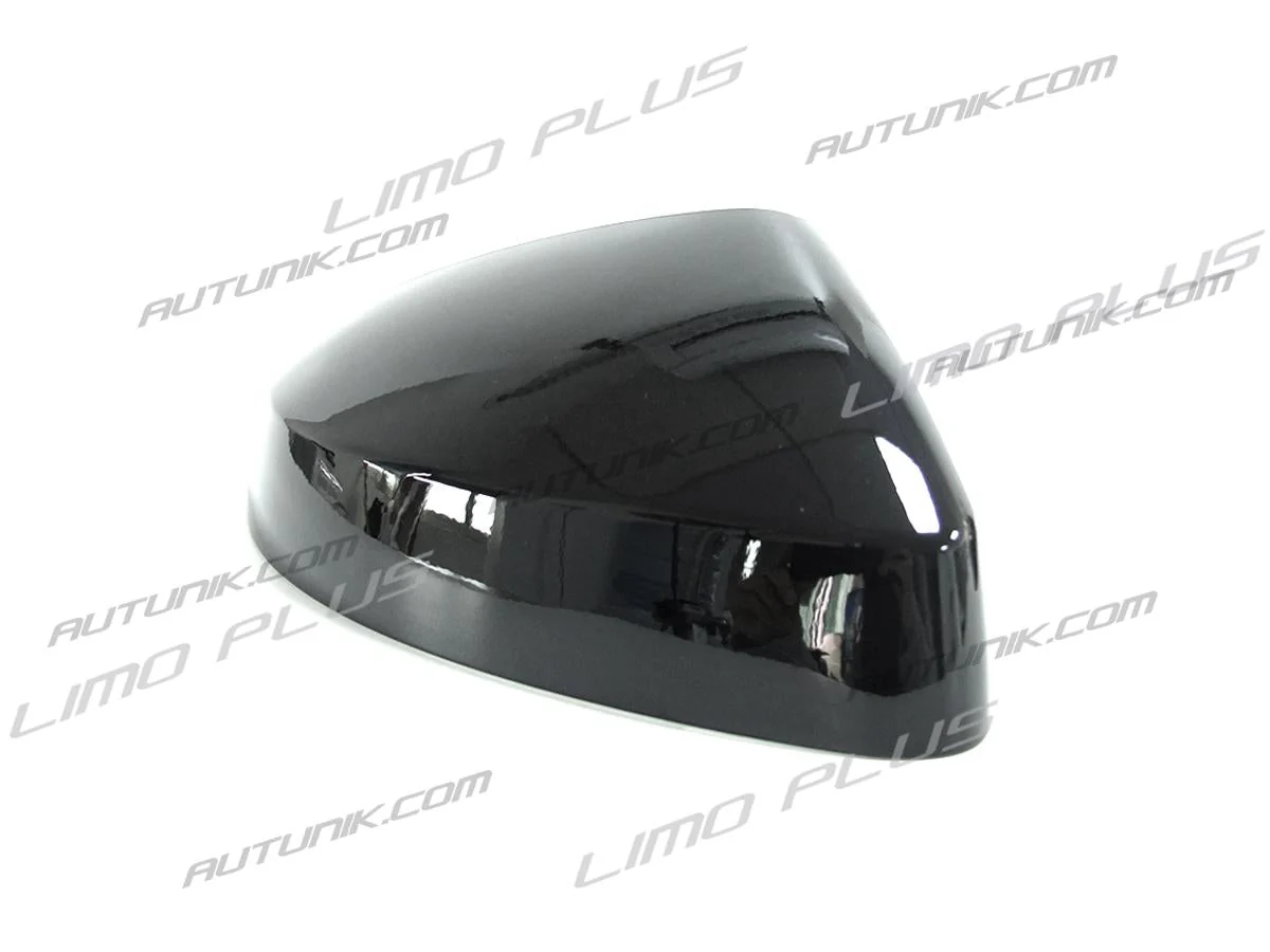2x For 2013-2020 AUDI A3 8V S3 RS3 No Lane Assist Gloss Black Side Mirror Cover Caps Replacement - Image 9