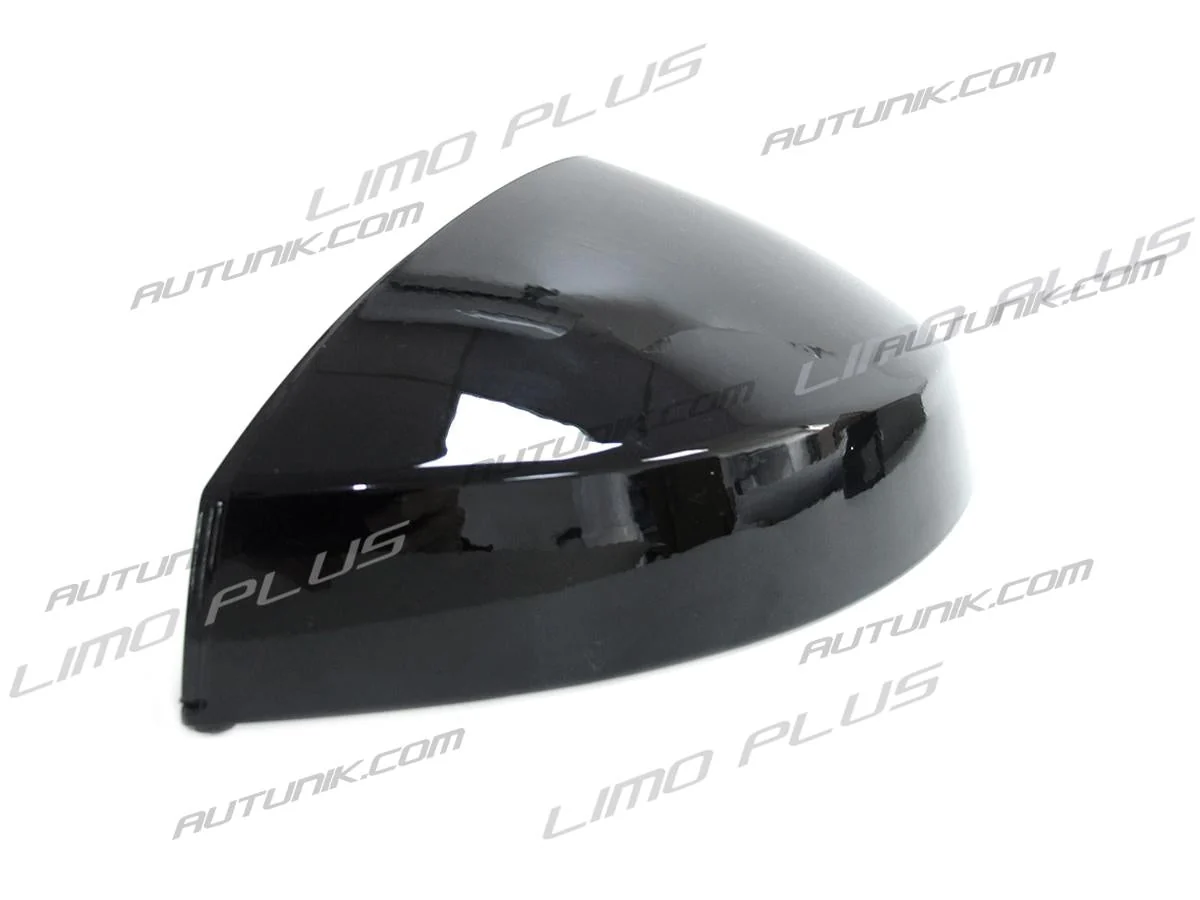 2x For AUDI A3 8V S3 RS3 With Lane Assist Gloss Black Side Mirror Cover Caps Replacement - Image 10