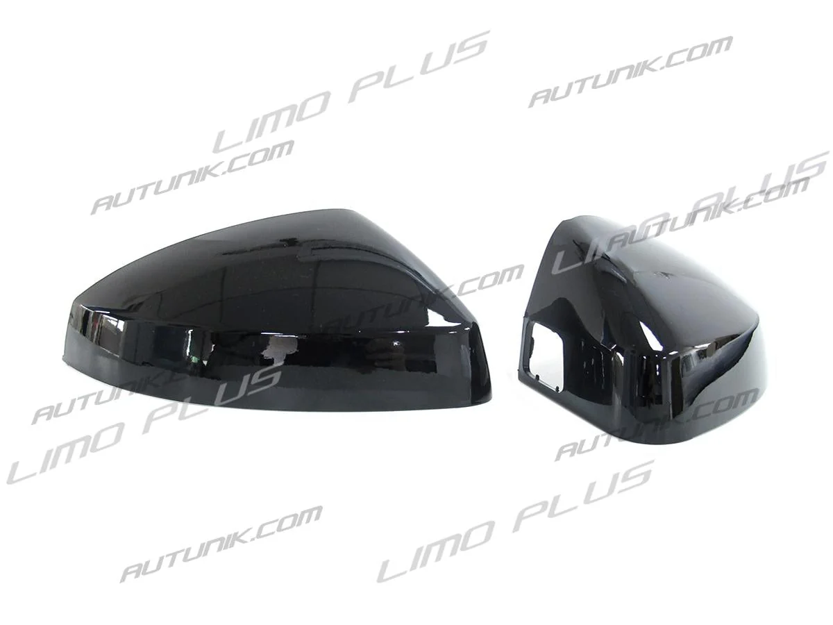 2x For AUDI A3 8V S3 RS3 With Lane Assist Gloss Black Side Mirror Cover Caps Replacement - Image 6