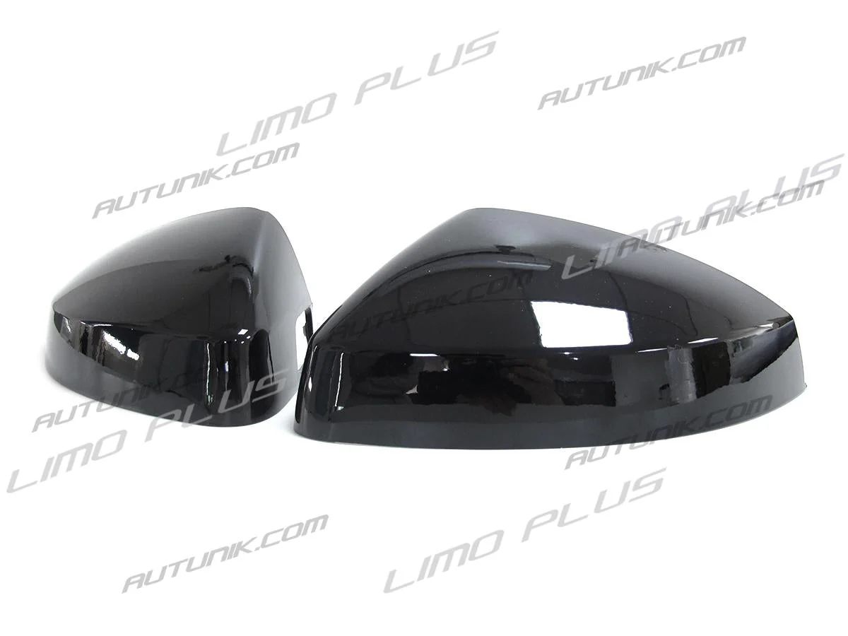 2x For AUDI A3 8V S3 RS3 With Lane Assist Gloss Black Side Mirror Cover Caps Replacement - Image 7