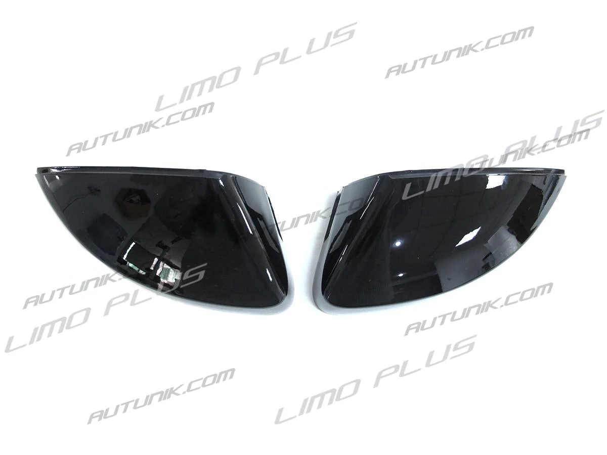 2x For AUDI A3 8V S3 RS3 With Lane Assist Gloss Black Side Mirror Cover Caps Replacement - Image 8