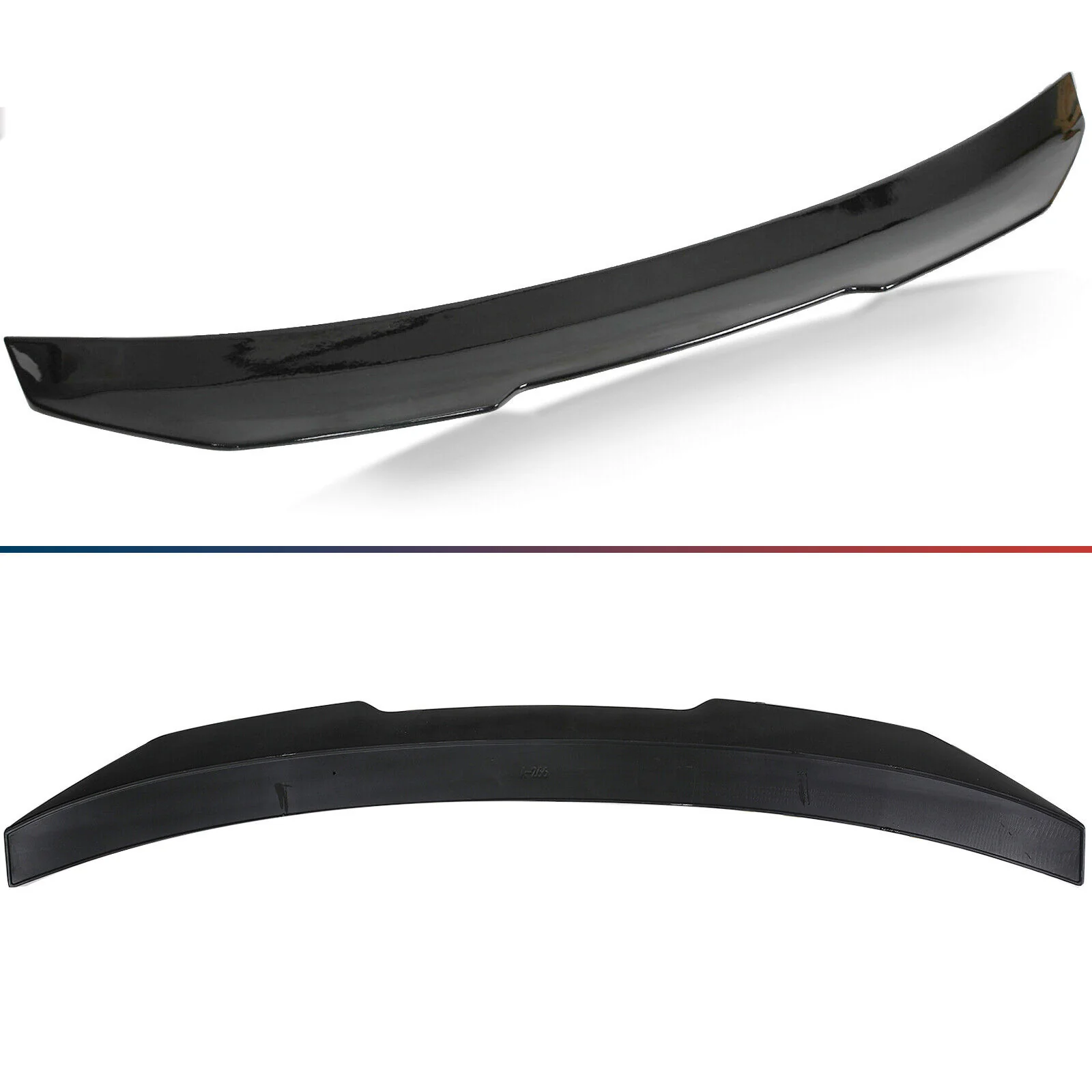 Gloss Black Rear Spoiler For Audi A4 S4 B9 Sedan 2017-2024 - Image 4