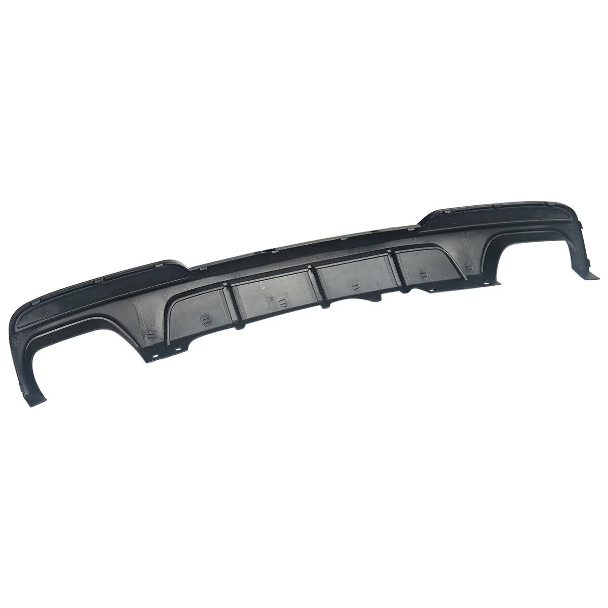 Gloss Black Rear Bumper Diffuser Splitter For BMW F10 5 Series 530i 550i 2011-2016 - Image 14