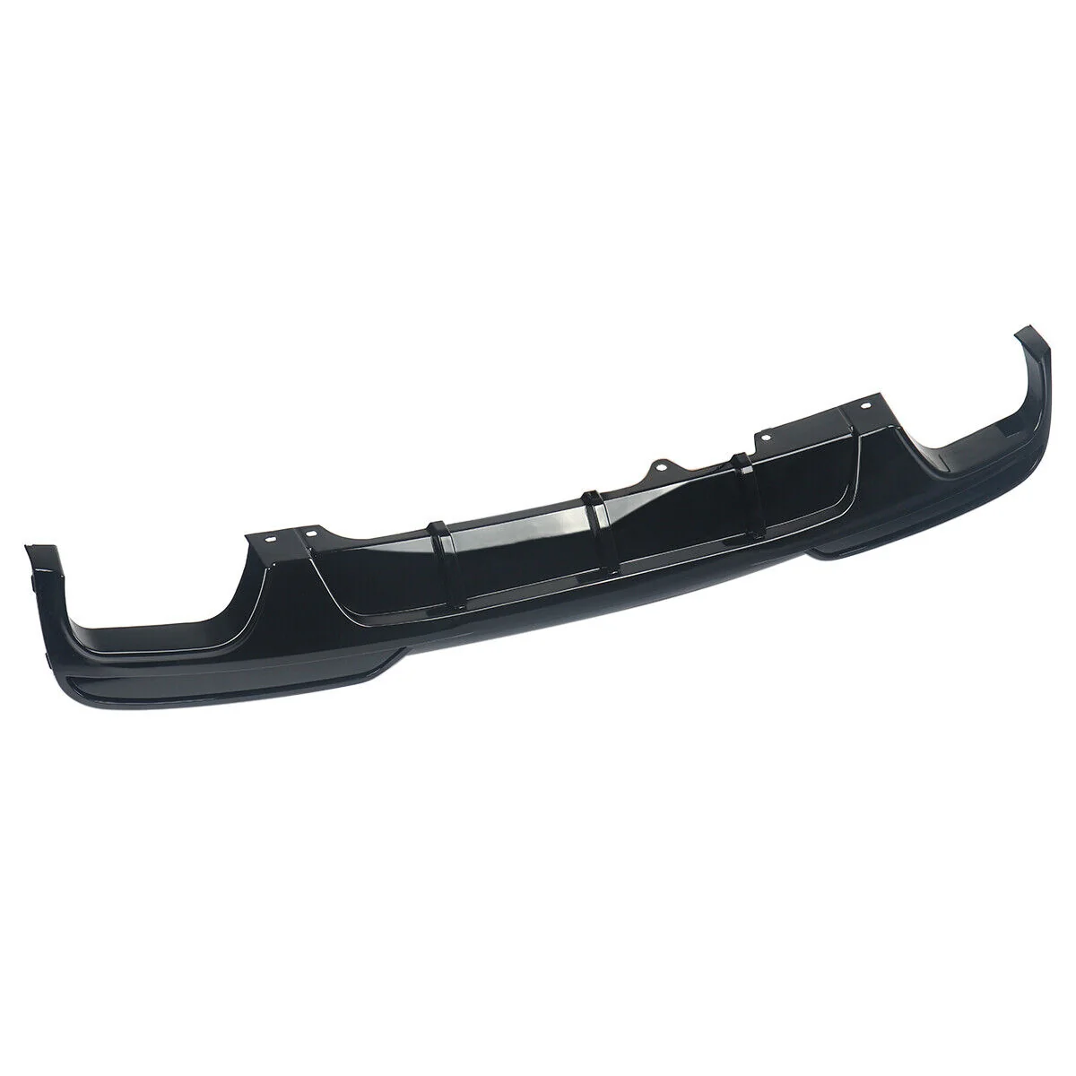 Gloss Black Rear Bumper Diffuser Splitter For BMW F10 5 Series 530i 550i 2011-2016 - Image 4