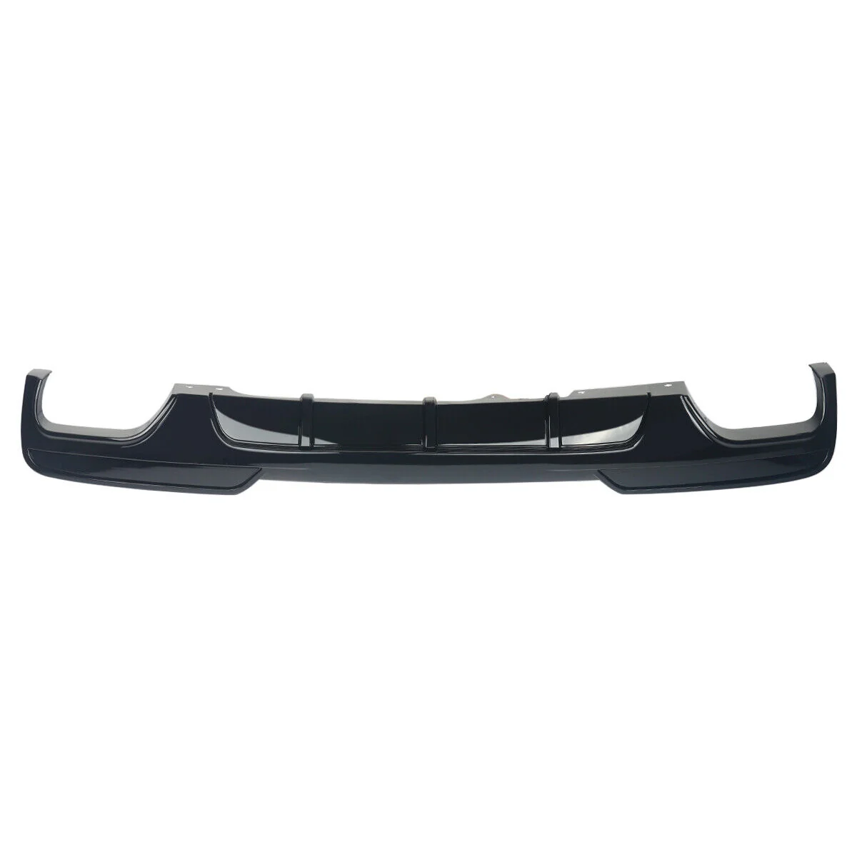 Gloss Black Rear Bumper Diffuser Splitter For BMW F10 5 Series 530i 550i 2011-2016 - Image 5
