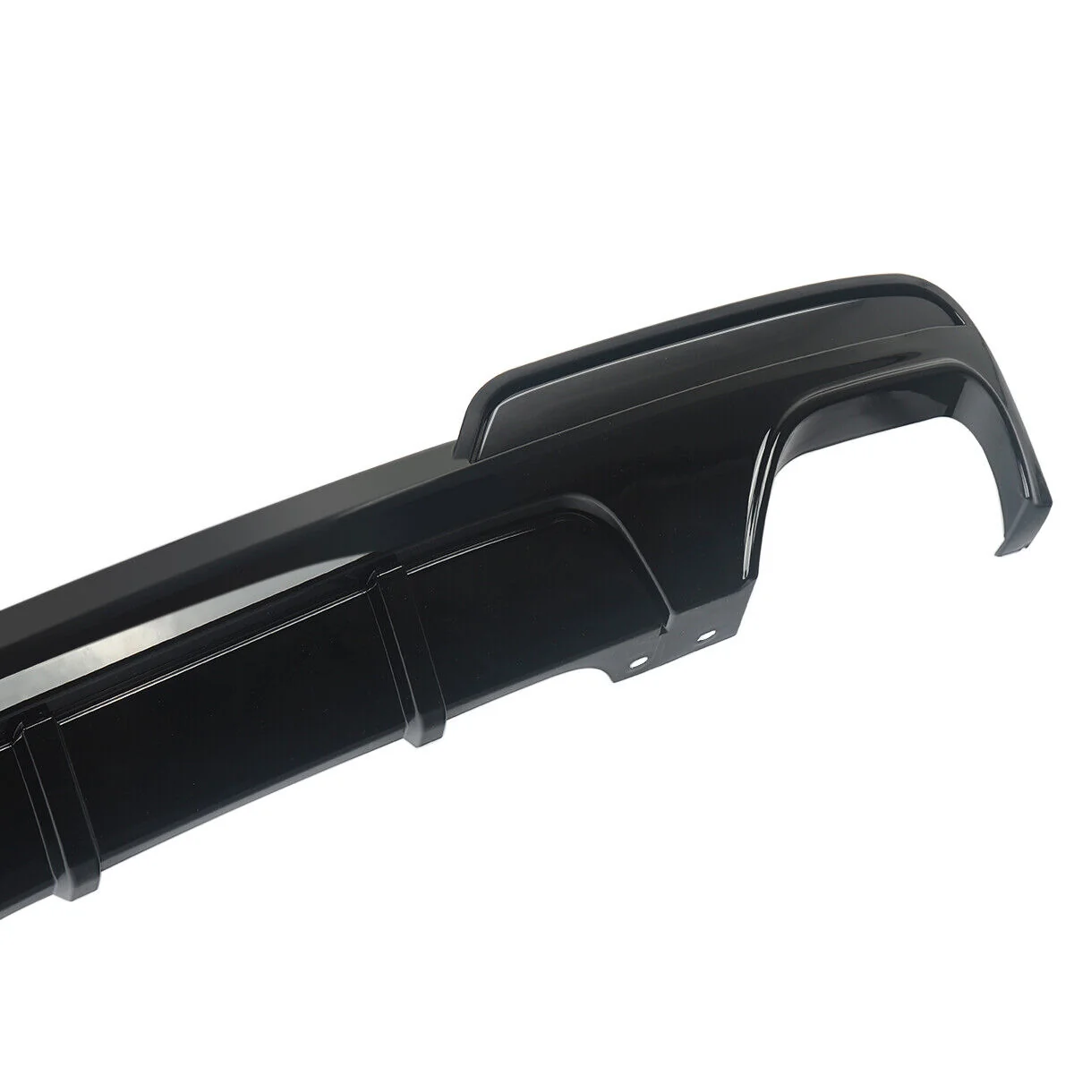 Gloss Black Rear Bumper Diffuser Splitter For BMW F10 5 Series 530i 550i 2011-2016 - Image 9