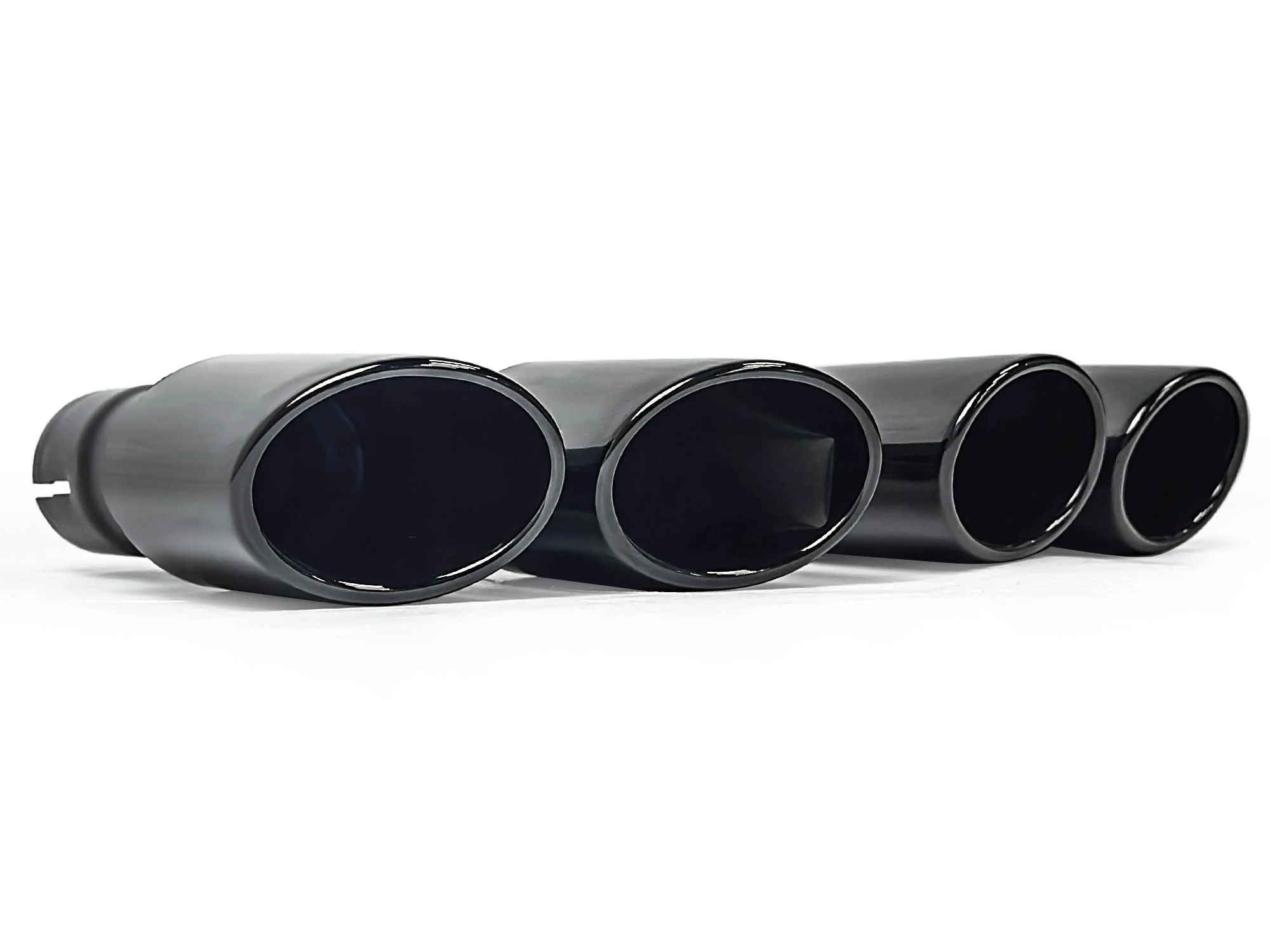 Gloss Black Rear Bumper Diffuser w/ Black Exhaust Tips For Audi A5 B9 S-Line 2017 2018 2019 - Image 14