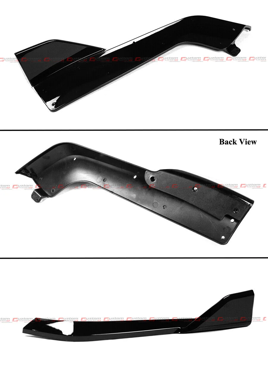 Gloss Black Rear Bumper Diffuser W/Corner Extension For BMW X5 F15 M Sport 2015-2018 - Image 6