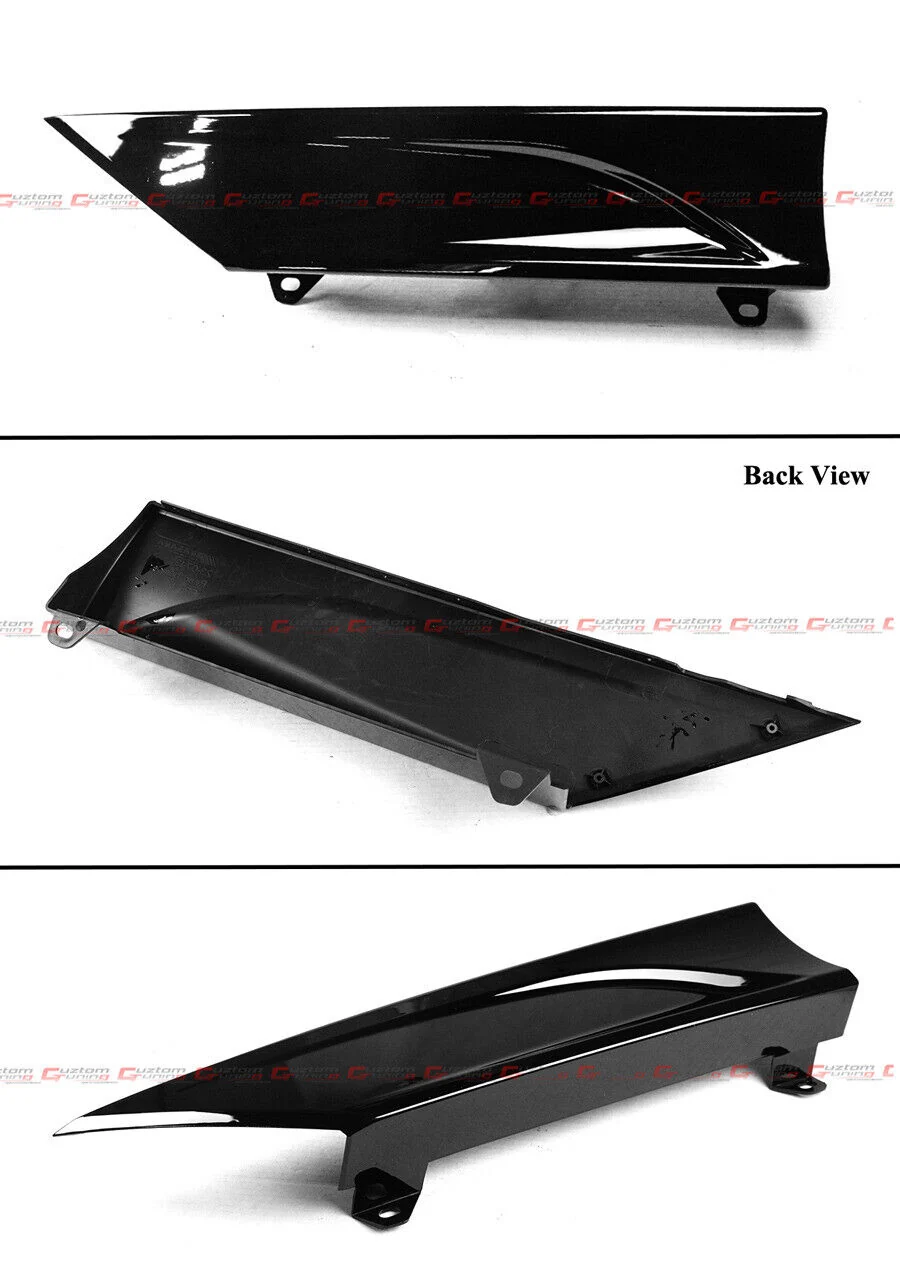 Gloss Black Rear Bumper Diffuser w/ Corner Extensions for Honda Accord 2023-2026 - Image 5