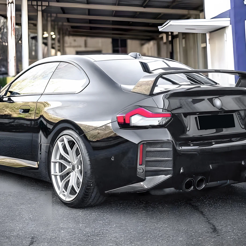 Gloss Black Rear Bumper Side Vent Canards for BMW M2 G87 2023 2024 - Image 6