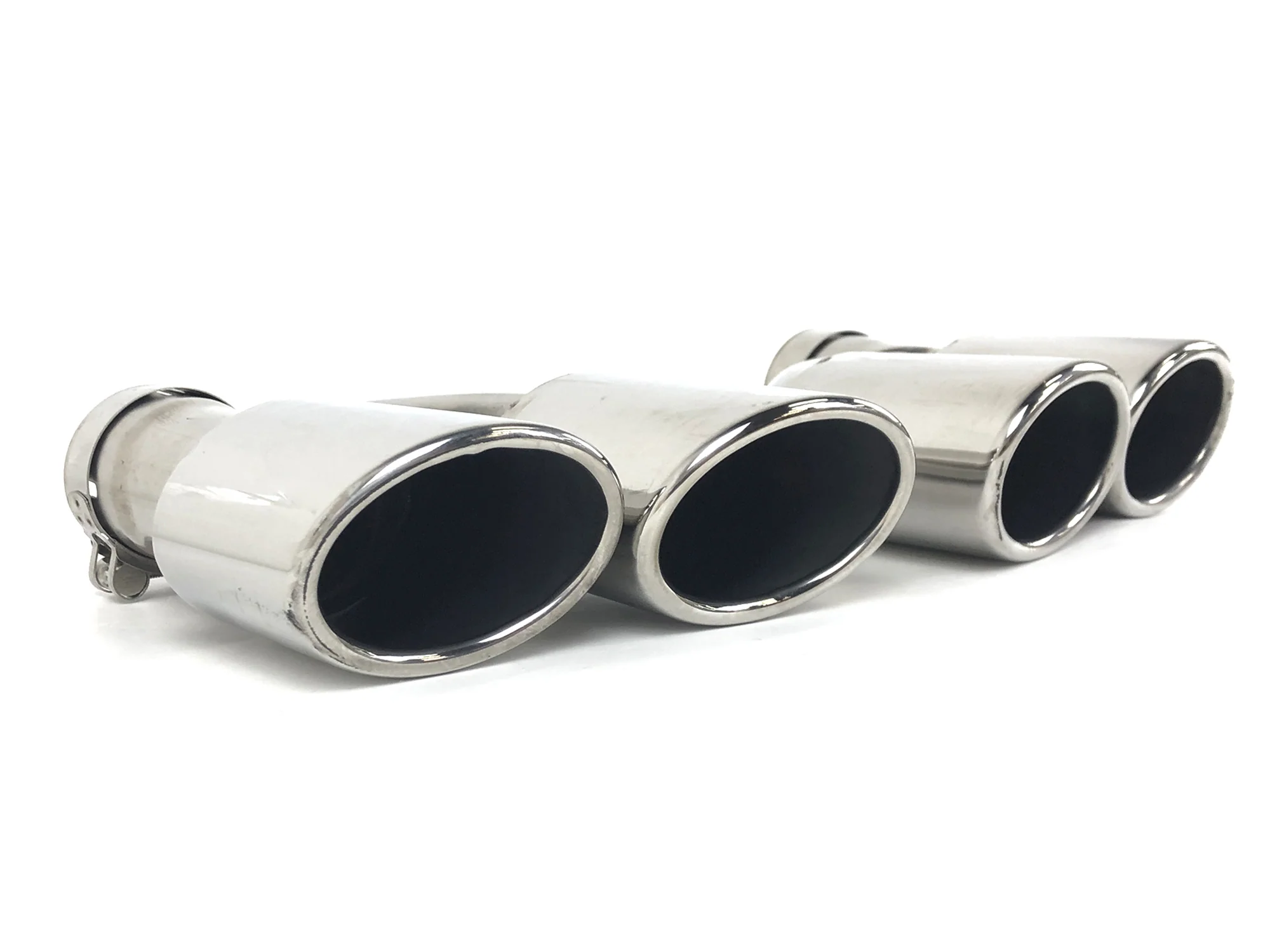 Gloss Black Rear Bumper Diffuser + Exhaust Tips for Audi S5 A5 B9.5 S-line 2020-2025 - Image 11