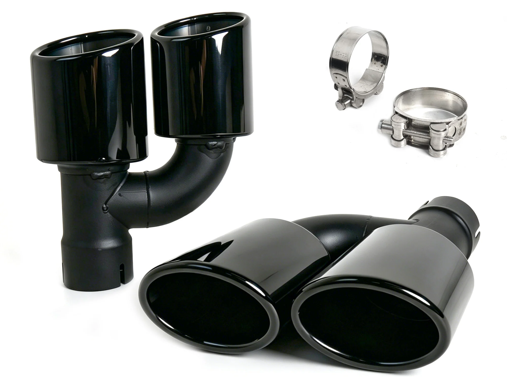 S5 Style Rear Diffuser Lip W/ Black Exhaust Tips For Audi A5 B9.5 S-Line 2020-2025 - Image 12