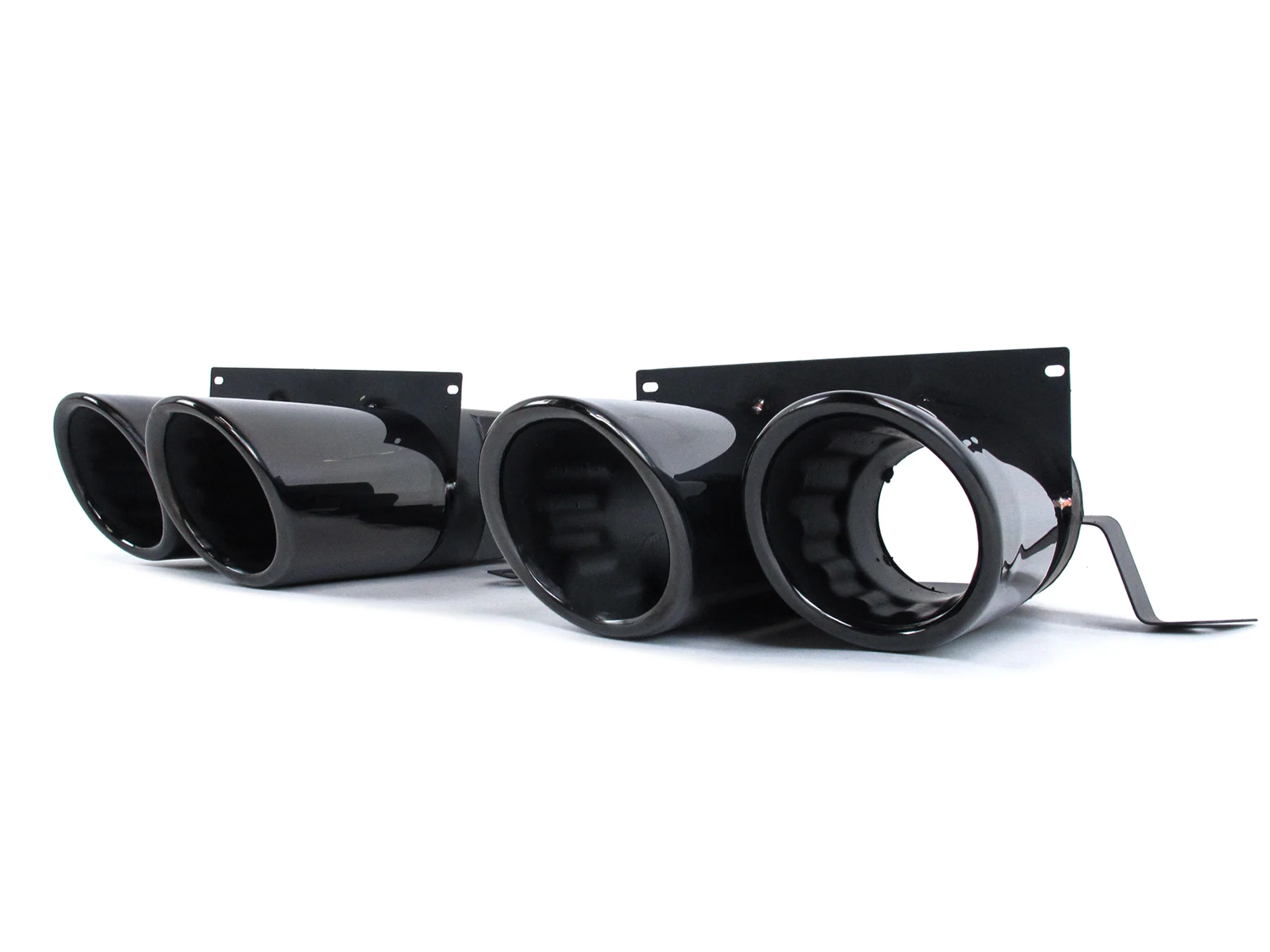 Gloss Black Rear Diffuser w/ Tips for Mercedes W223 S500 S580 AMG 2021–2025 - Image 11