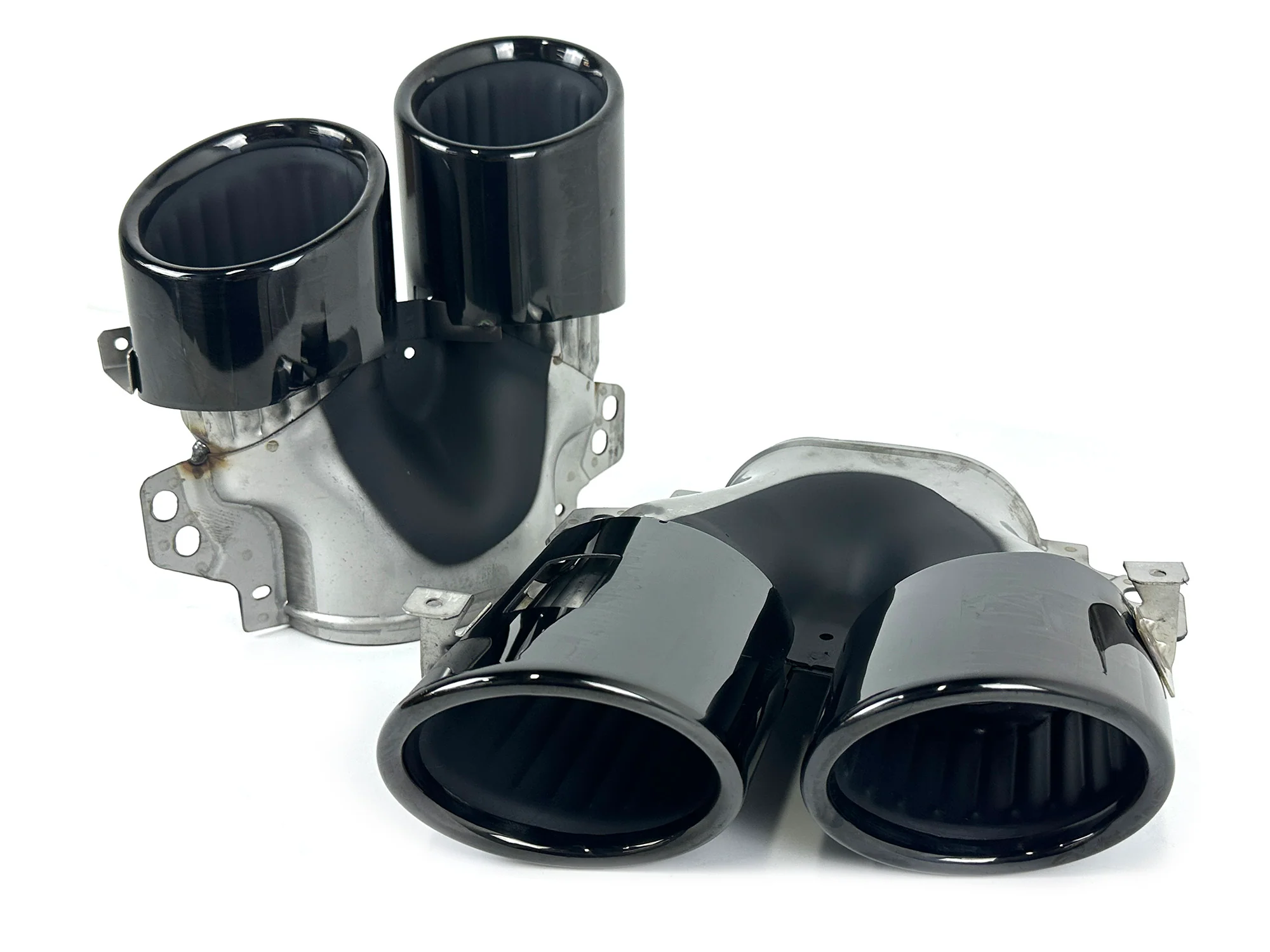 Gloss Black Rear Diffuser w/ Exhaust Tips For Mercedes CLA C118 CLA250 CLA35 CLA45 AMG 2020-2025 - Image 11
