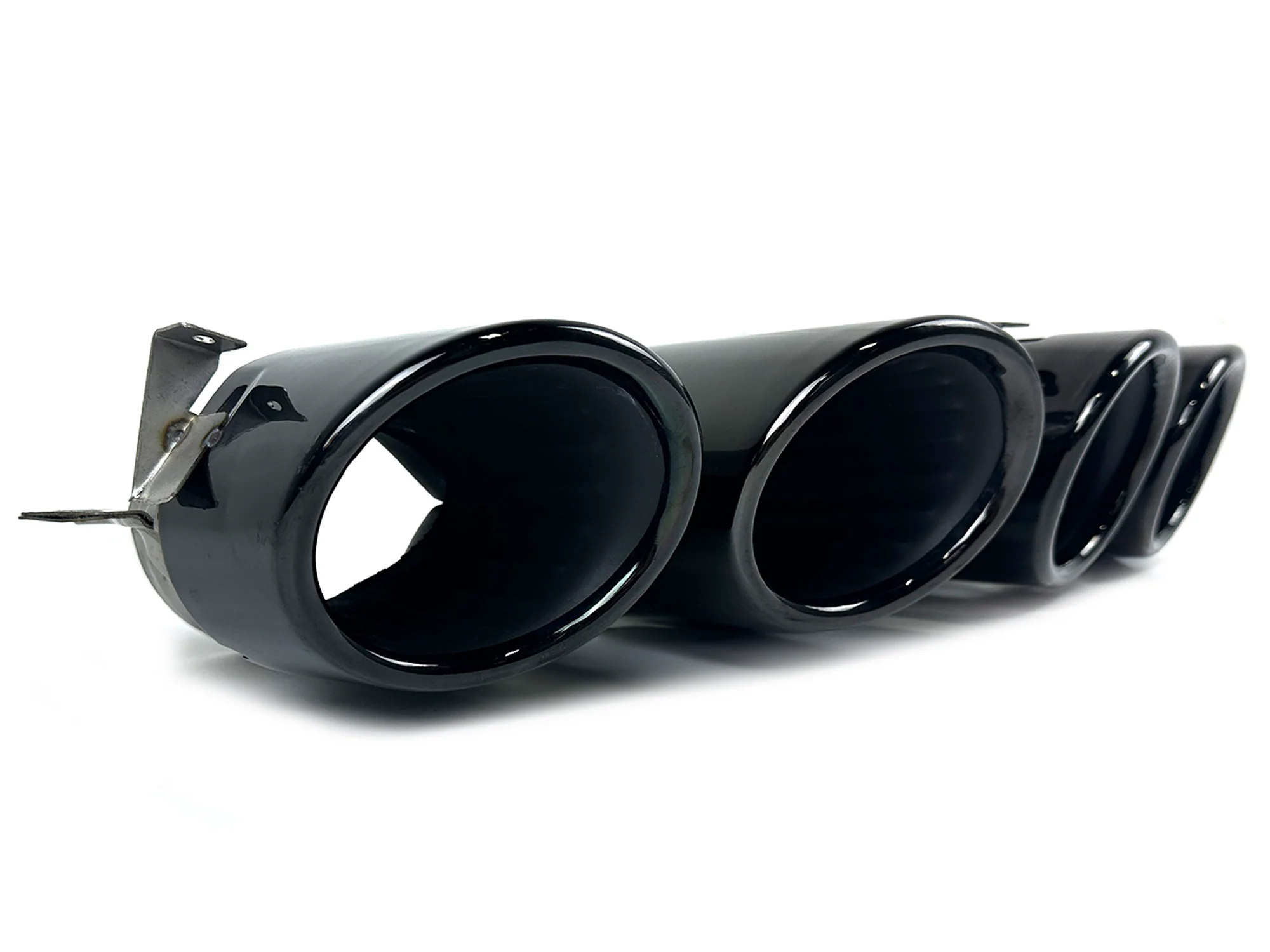 Gloss Black Rear Diffuser w/ Exhaust Tips For Mercedes CLA C118 CLA250 CLA35 CLA45 AMG 2020-2025 - Image 12