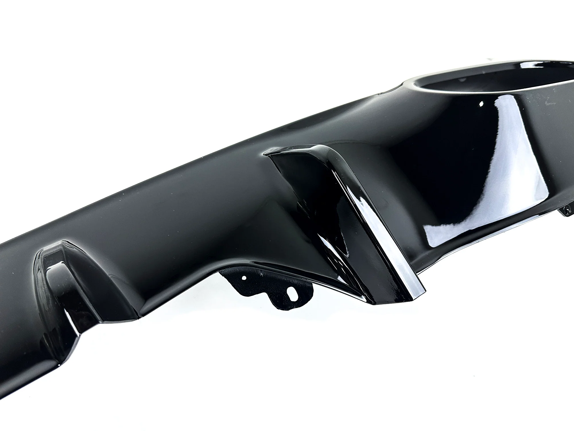 Gloss Black Rear Diffuser w/ Exhaust Tips For Mercedes CLA C118 CLA250 CLA35 CLA45 AMG 2020-2025 - Image 8