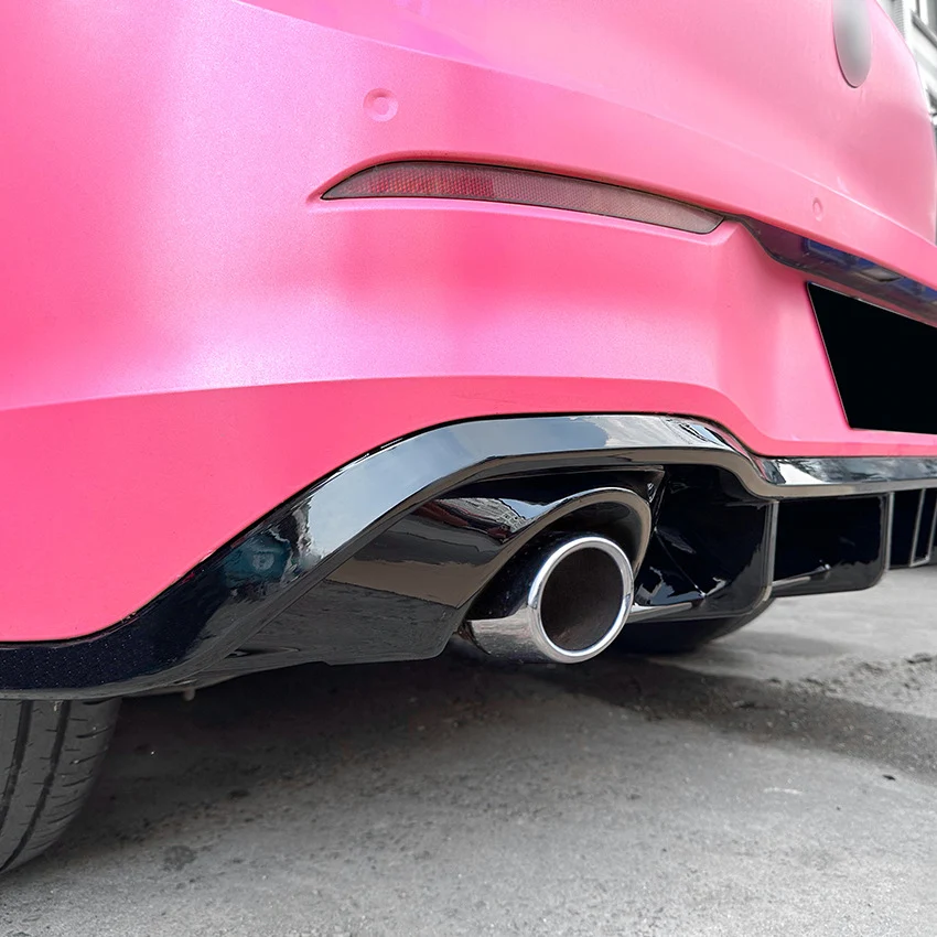 Gloss Black Rear Diffuser w/ LED Light for VW Golf 8 Mk8 R-line GTI 2022-2024 - Image 5