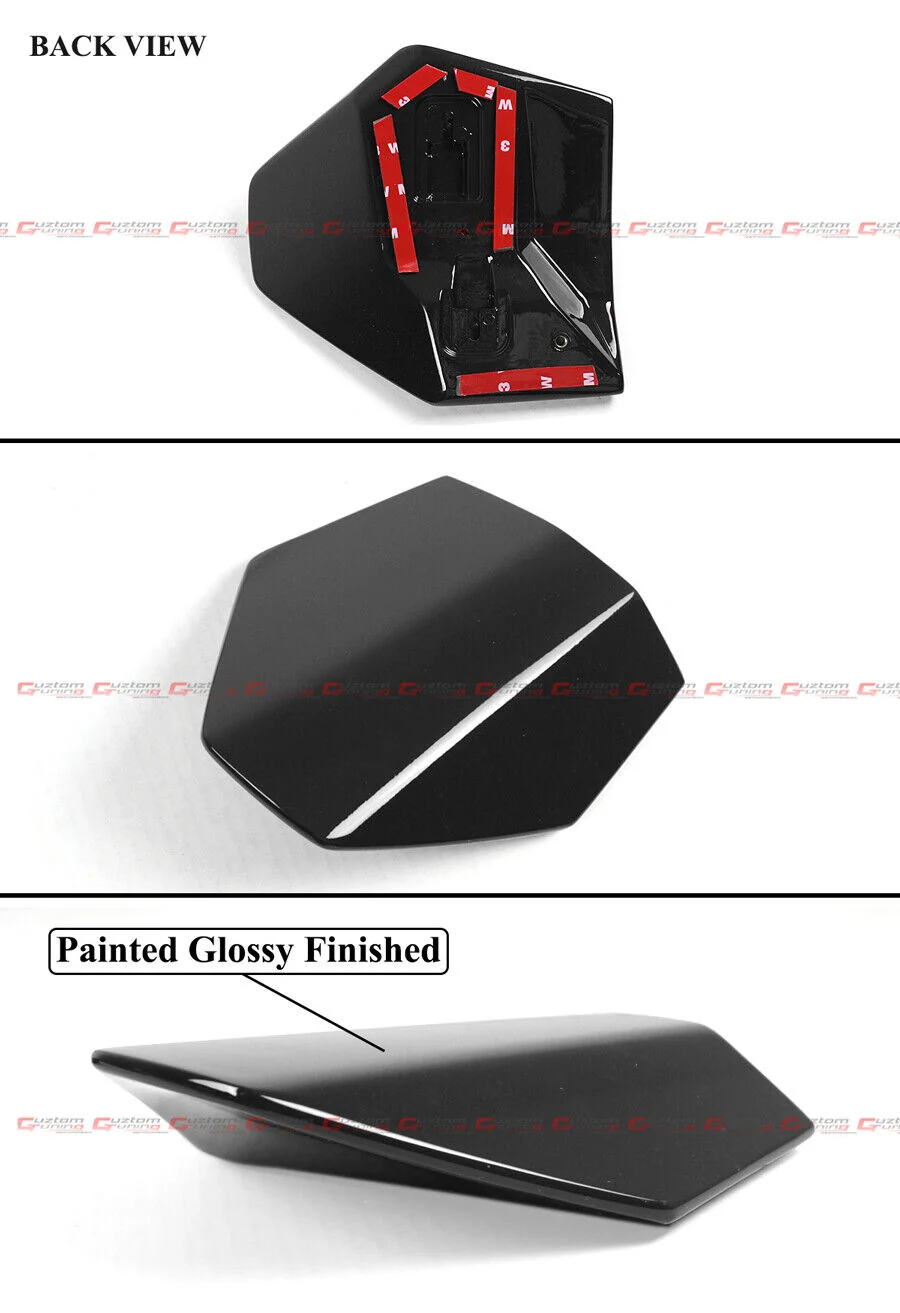Gloss Black Rear Trunk Spoiler Roof Wing For 2017-2021 Honda Civic FK7 HATCHBACK (Not fit Sedan) - Image 4