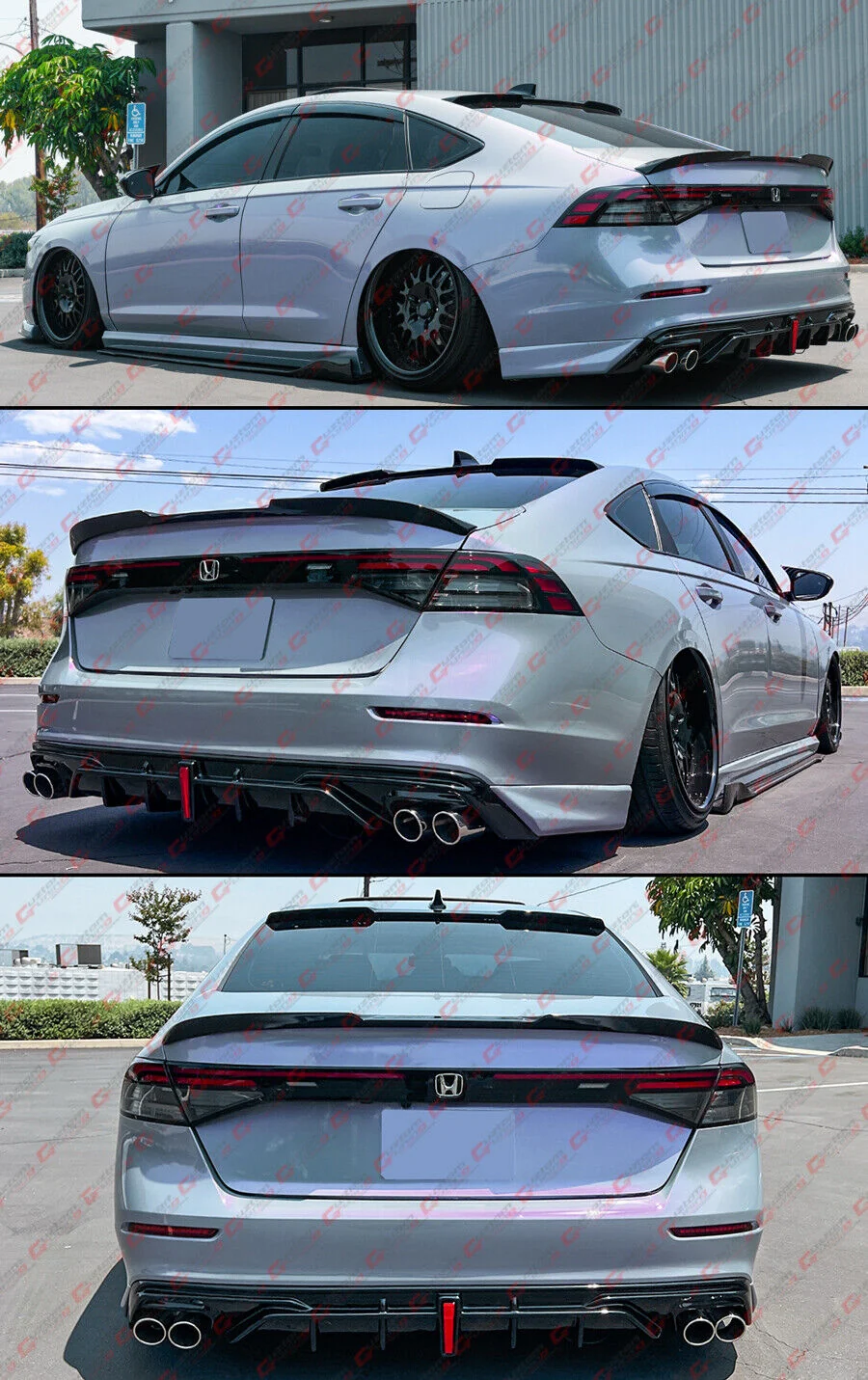 Gloss Black Rear Trunk Spoiler Wing fit for 2023-2026 Honda Accord 11TH GEN - Image 4