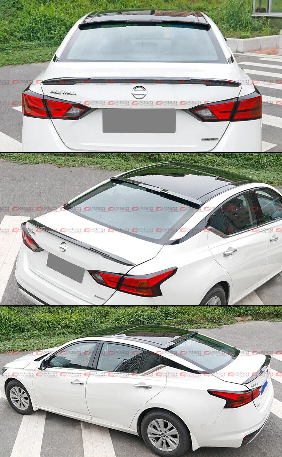 Gloss Black Rear Trunk Spoiler Wing For 2019-2024 Nissan Altima Sedan - Image 3