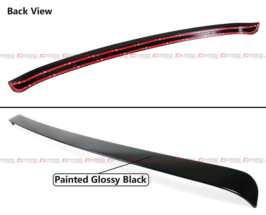 Gloss Black Rear Window Roof Spoiler Wing fit for 2025+ Toyora Camry 9th LE XLE SE XSE - Image 2