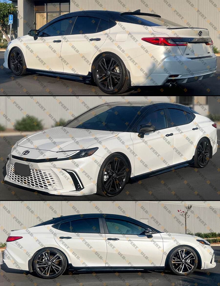 Gloss Black Side Skirt Extension for 2025+ Toyora Camry LE SE XSE XLE - Image 4