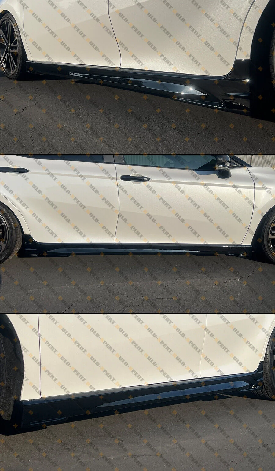Gloss Black Side Skirt Extension for 2025+ Toyora Camry LE SE XSE XLE - Image 5