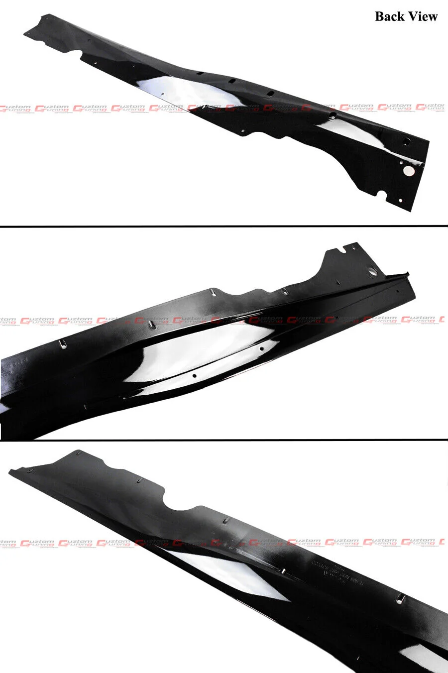 Gloss Black Winglet Side Skirt Extension For 2020-2024 Corvette C8 Z51 - Image 3