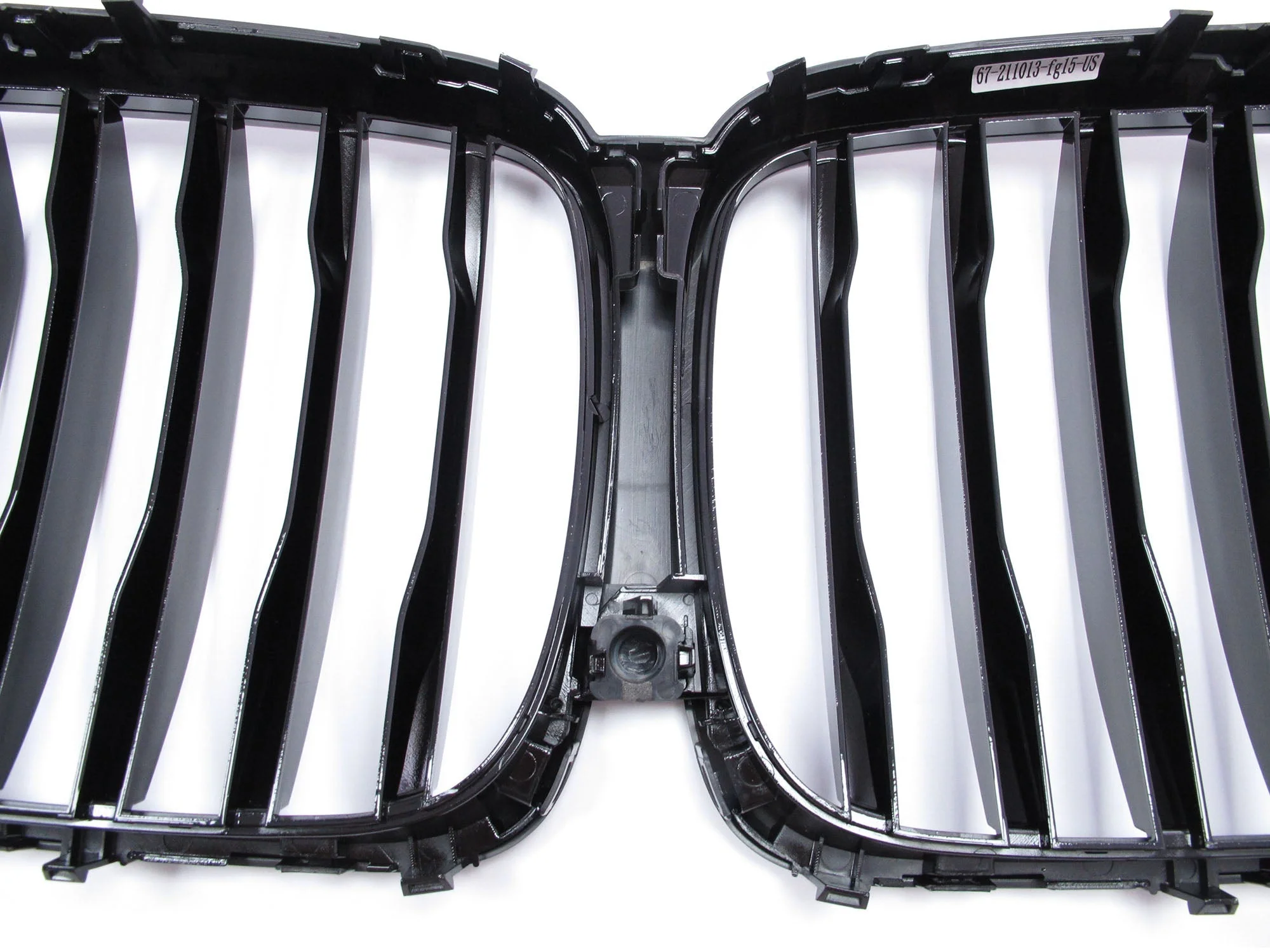 For 2019-2023 BMW X5 40iX 50iX 30dX G05 Gloss Black Front Kidney Grille M Sport - Image 12