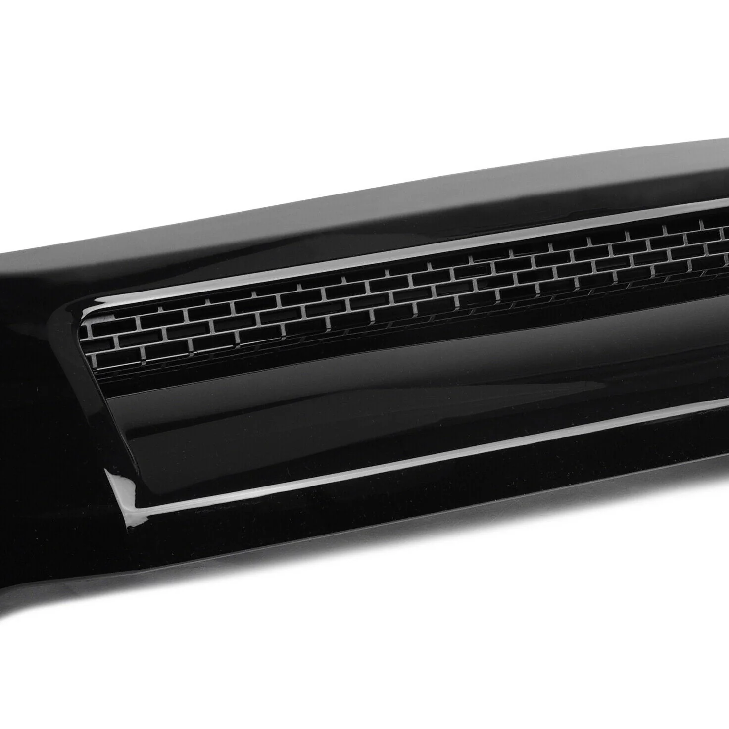 Gloss Black Front Hood Bulge Upper Grill For Toyota Tundra 2014-2021 - Image 12