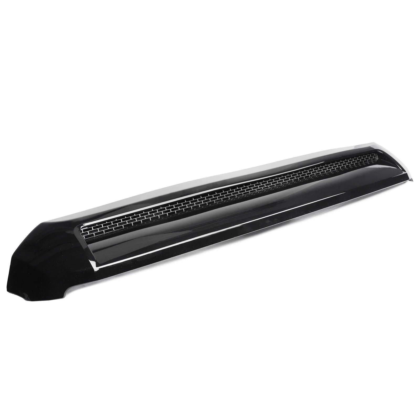Gloss Black Front Hood Bulge Upper Grill For Toyota Tundra 2014-2021 - Image 5