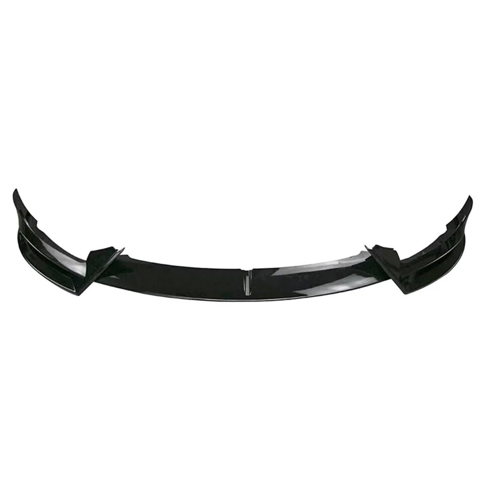 Glossy Black ABS Front Bumper Lip Spoiler Splitter For Tesla Model Y 2020-2024 - Image 6