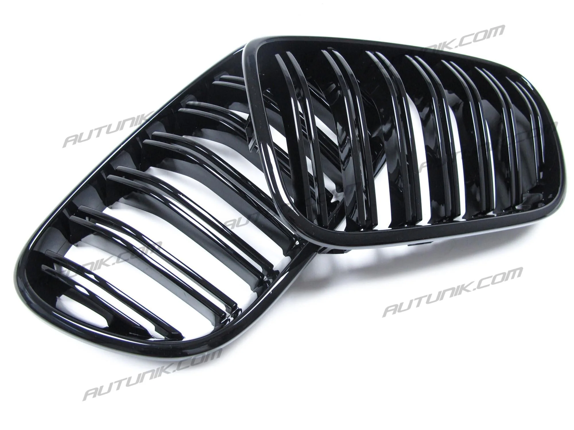 Gloss Black Front Bumper Kidney Grille For BMW X3 F25 Pre-LCI 2011-2014 - Image 6