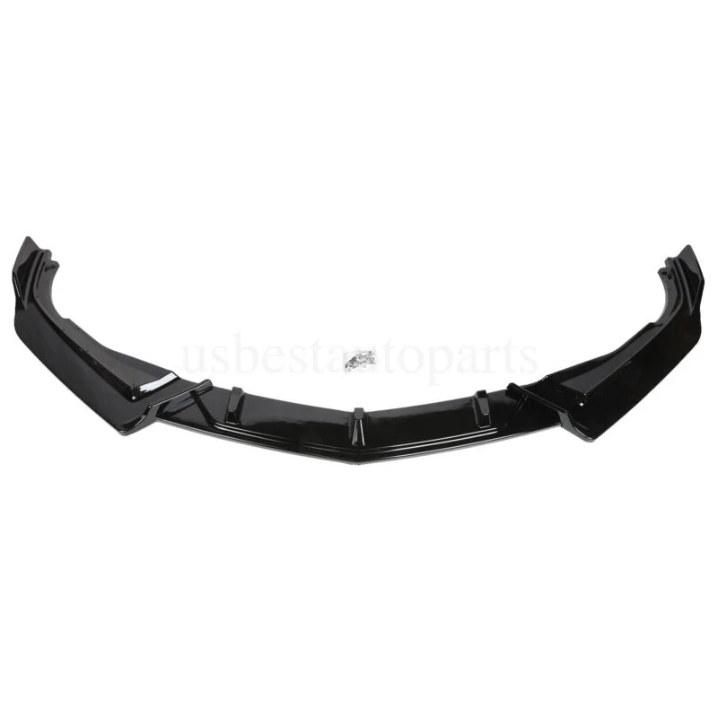 Glossy Black Front Bumper Lip For Honda Accord Sedan 2018-2020 - Image 3