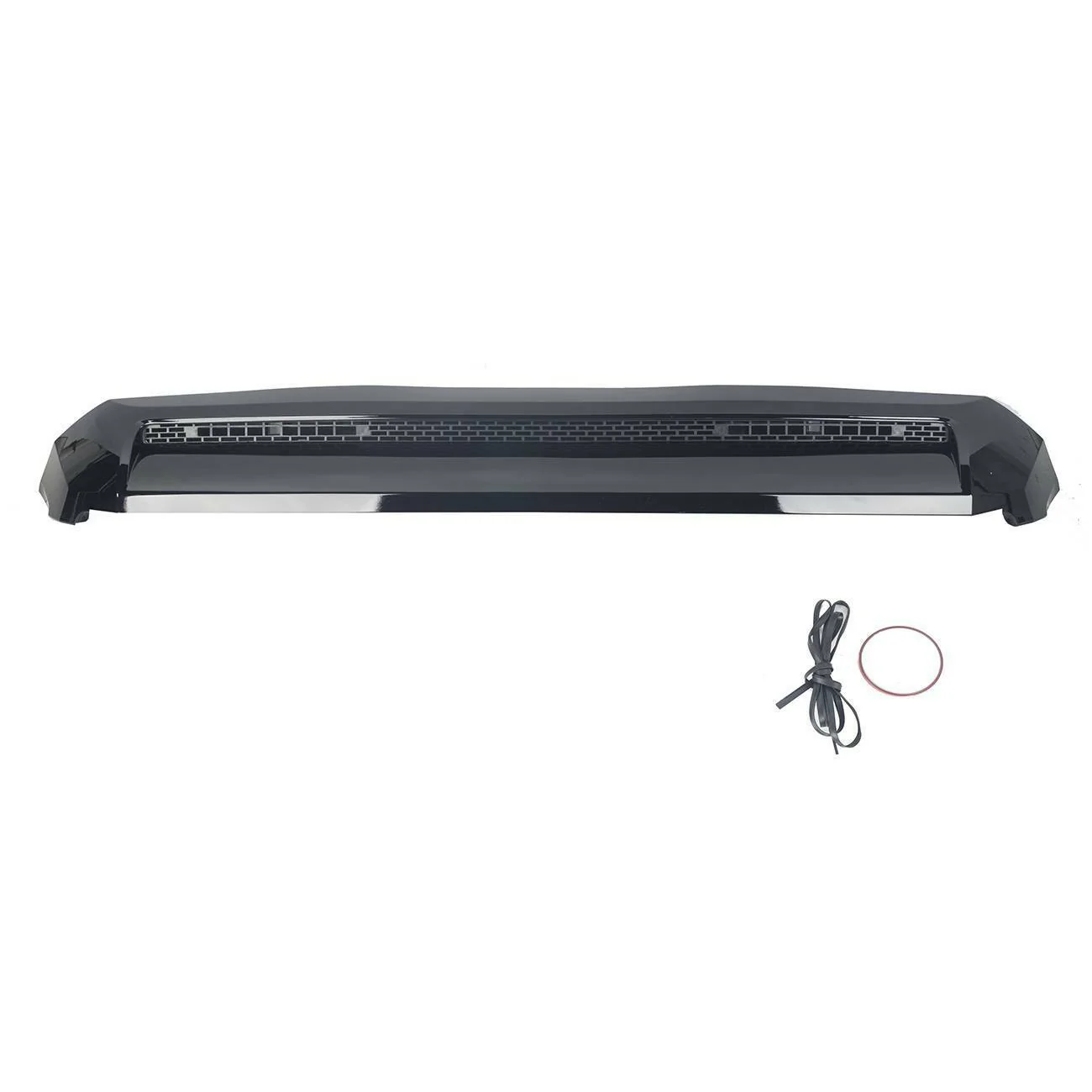 Gloss Black Front Hood Bulge Molding Grill For Toyota Tundra 2014-2021 - Image 3
