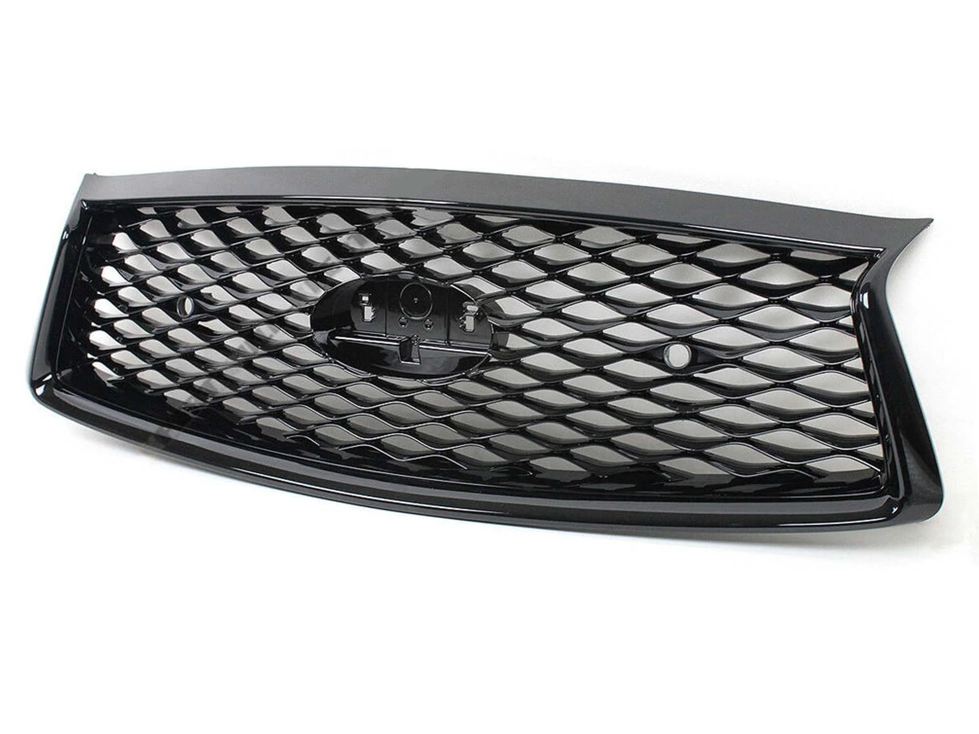 Gloss Black Front Bumper Grille For Infiniti Q50 2018-2024 - Image 4