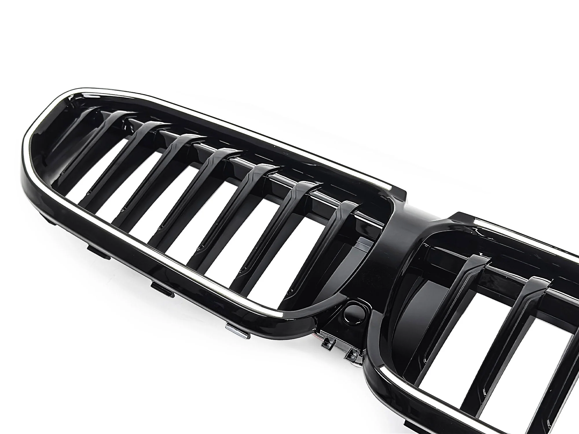 Glossy Black Front Kidney Grille W/ LED For 2019-2022 BMW G20 330i M340i - Image 6