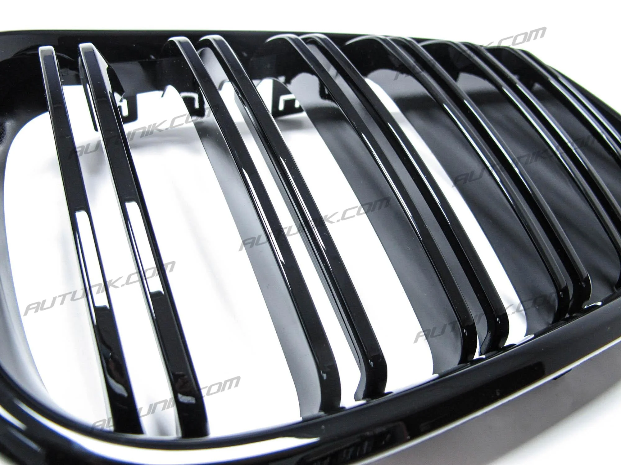 Front Kidney Grill Dual Slat For BMW X3 X4 G01 G02 2018-2021 M-Style Gloss Black - Image 6