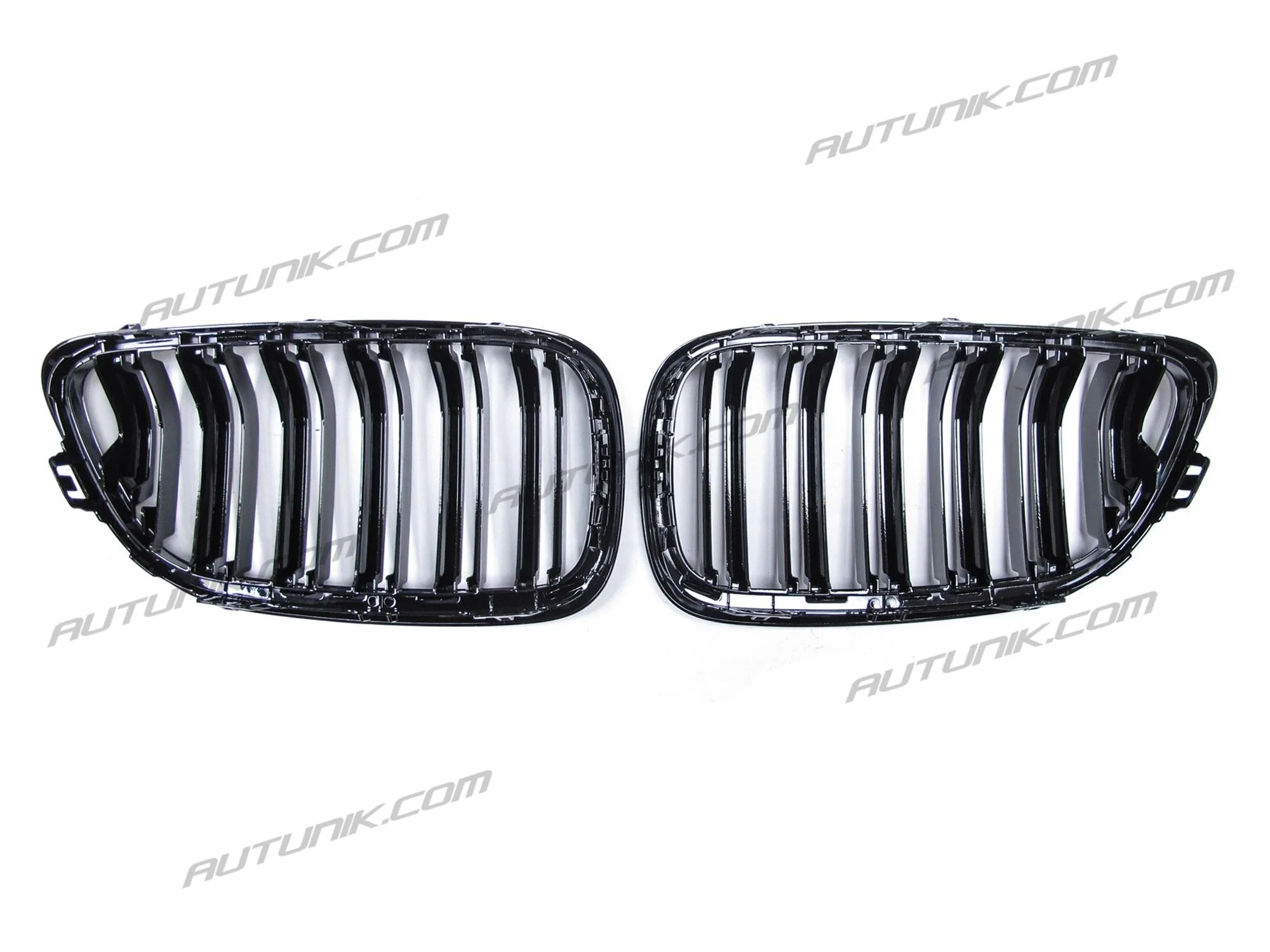 Glossy Black Front Kidney Grill Dual Slats for BMW 2 Series F22 M2 F87 F23 2014-2020 - Image 7
