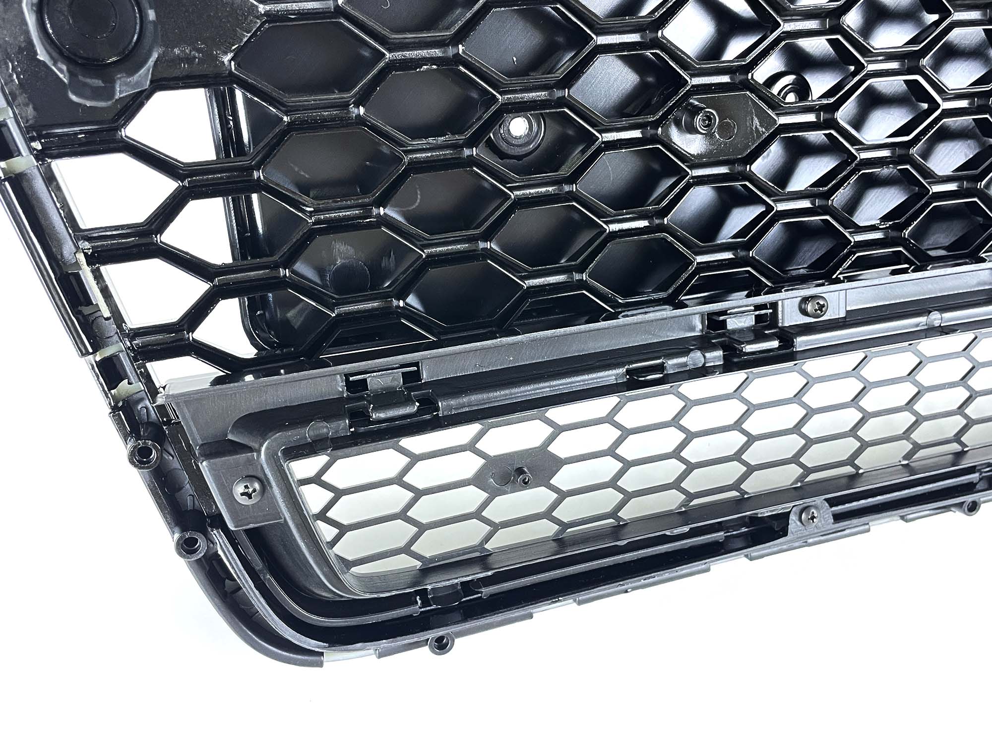 Glossy Black Honeycomb Front Grill for Audi A4 B7 Non-Sline 2006-2008 fg305 - Image 11